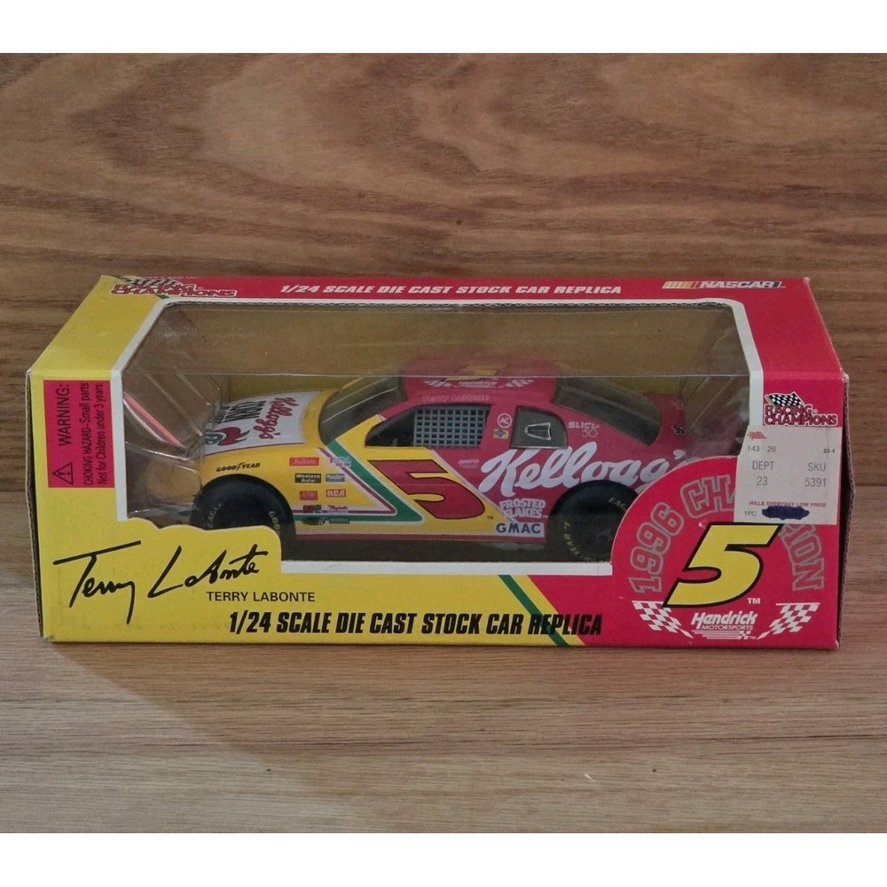 Racing Champions 1:24 Chevy Stock Car Terry Labonte Kellogg's Diecast New NOS